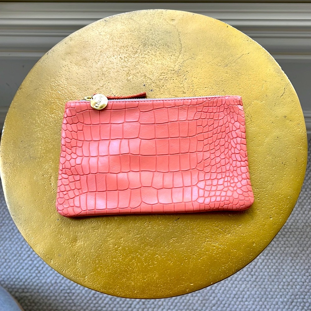 Clare V. Clutch.  Pretty Melon color.